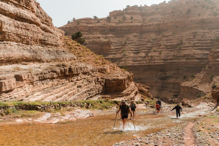 Paysage de montagne dans l'atlas